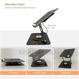360° Rotating Laptop Stand With Fan