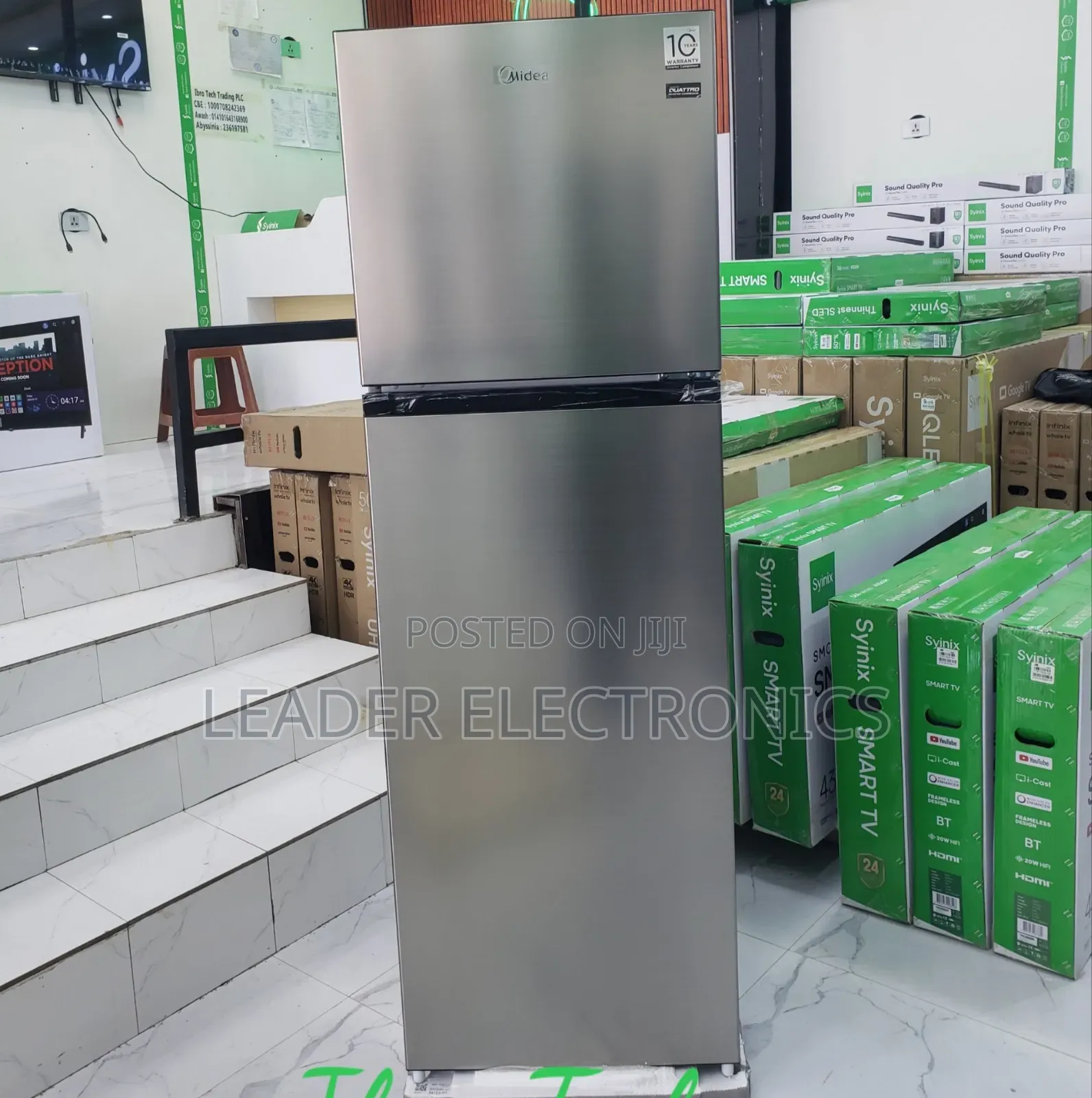 Midea 385l Full Fan System Refrigerator – Original | No Frost Cooling