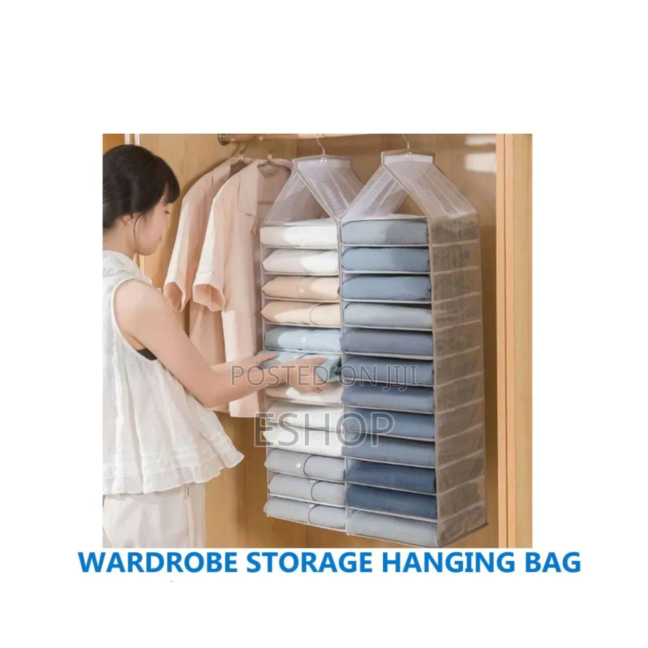 Multi-Purpose Hanging Shelves for Bedroom, Laundry, or Entryway