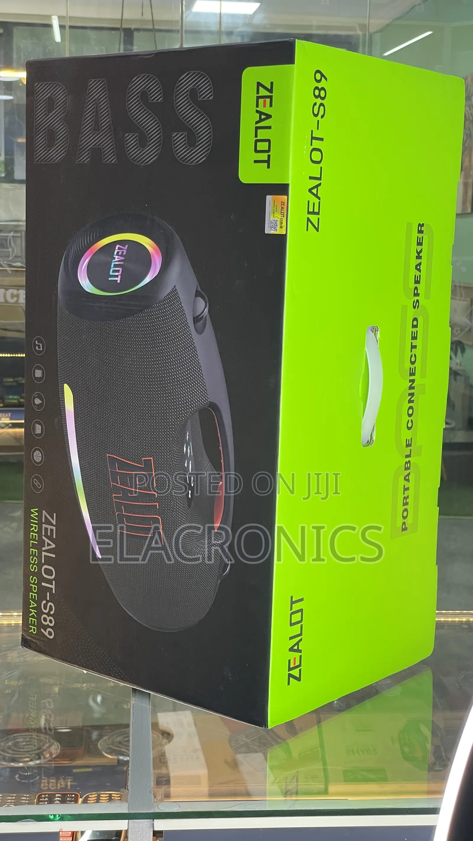 Jpass Wireless Speaker (Bluetooth Speaker) Zealot S89 Heavy Subwoofer
