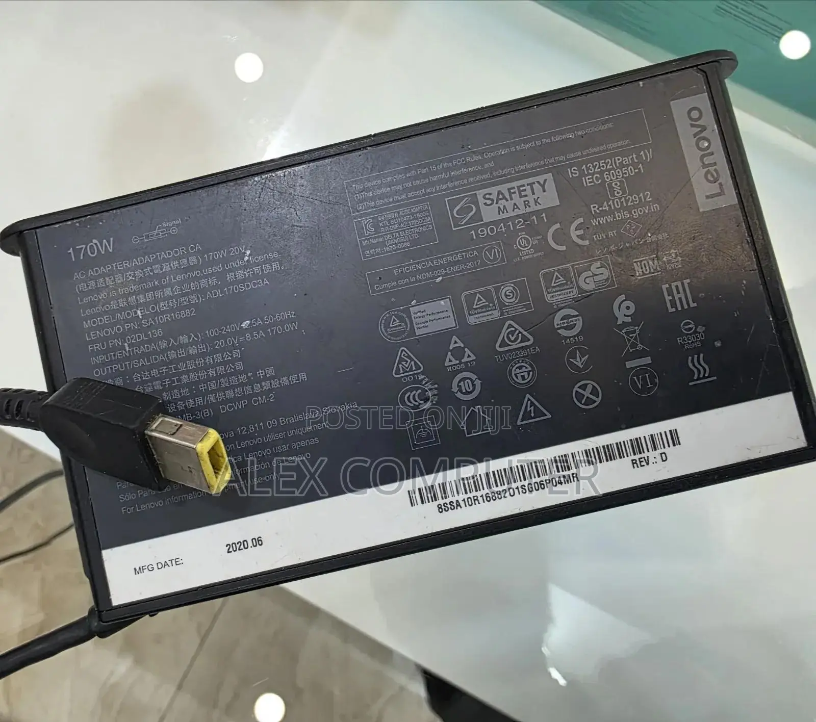 For Lenovo Usb Original Charger Original Charger 170w