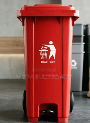 Garbage Bin, Likely Available In Capacities Ranging From 120 Liters.