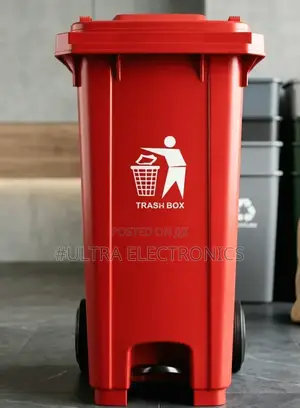 Garbage Bin, Likely Available In Capacities Ranging From 120 Liters.