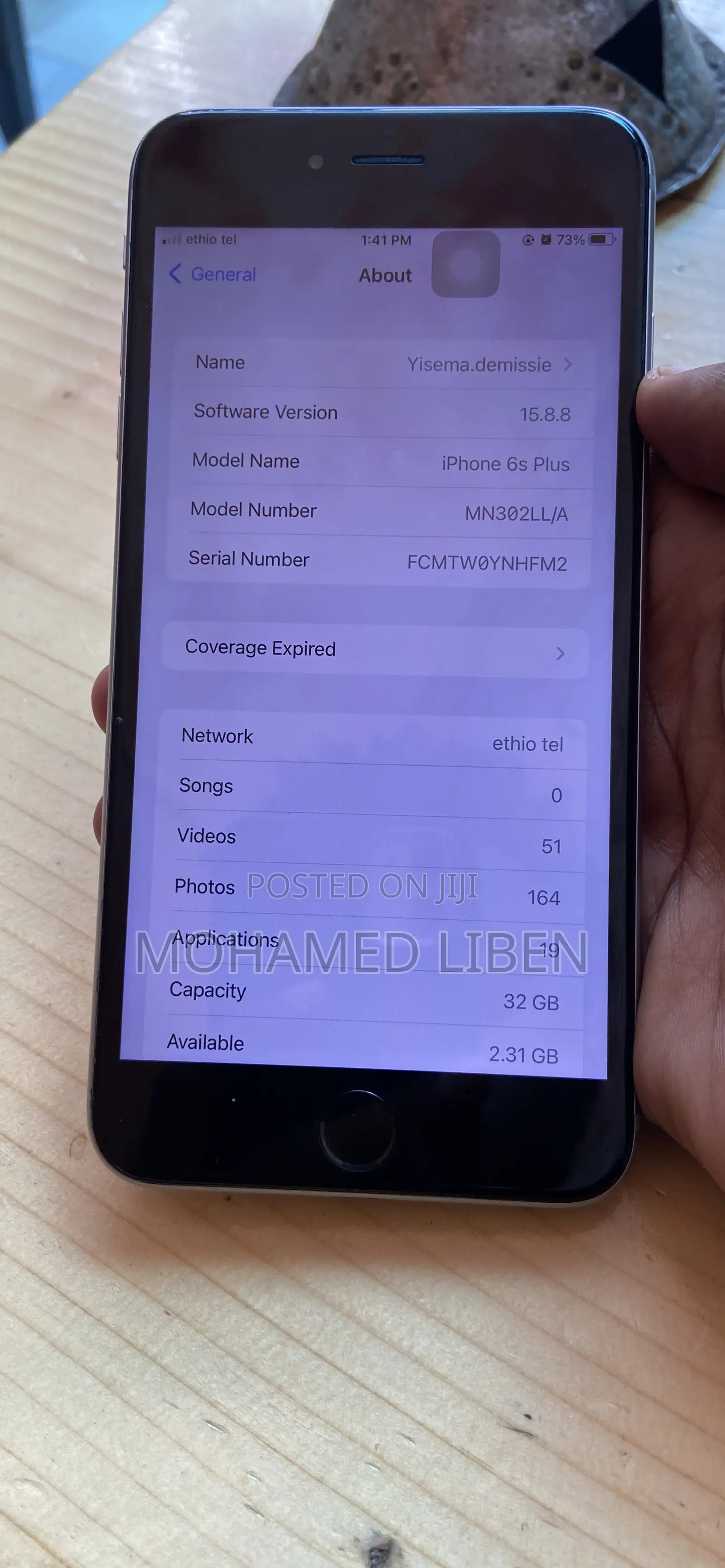 Apple iPhone 6s Plus 32 GB Silver