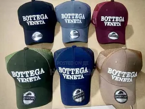 Bottega Veneta Embroidered Trucker Caps
