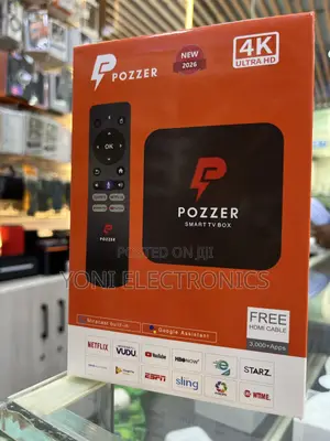 Pozzer Ultra Hd Smart Tv Box Retail Packaging
