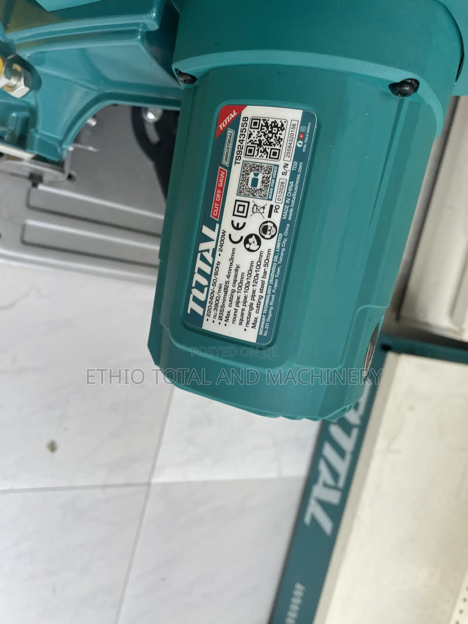 Total Industrial 2400w Cut Off Saw (Ts)