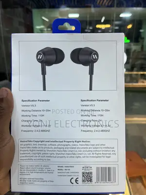 Haino Teko Hn-110 Wireless Neckband Earphones