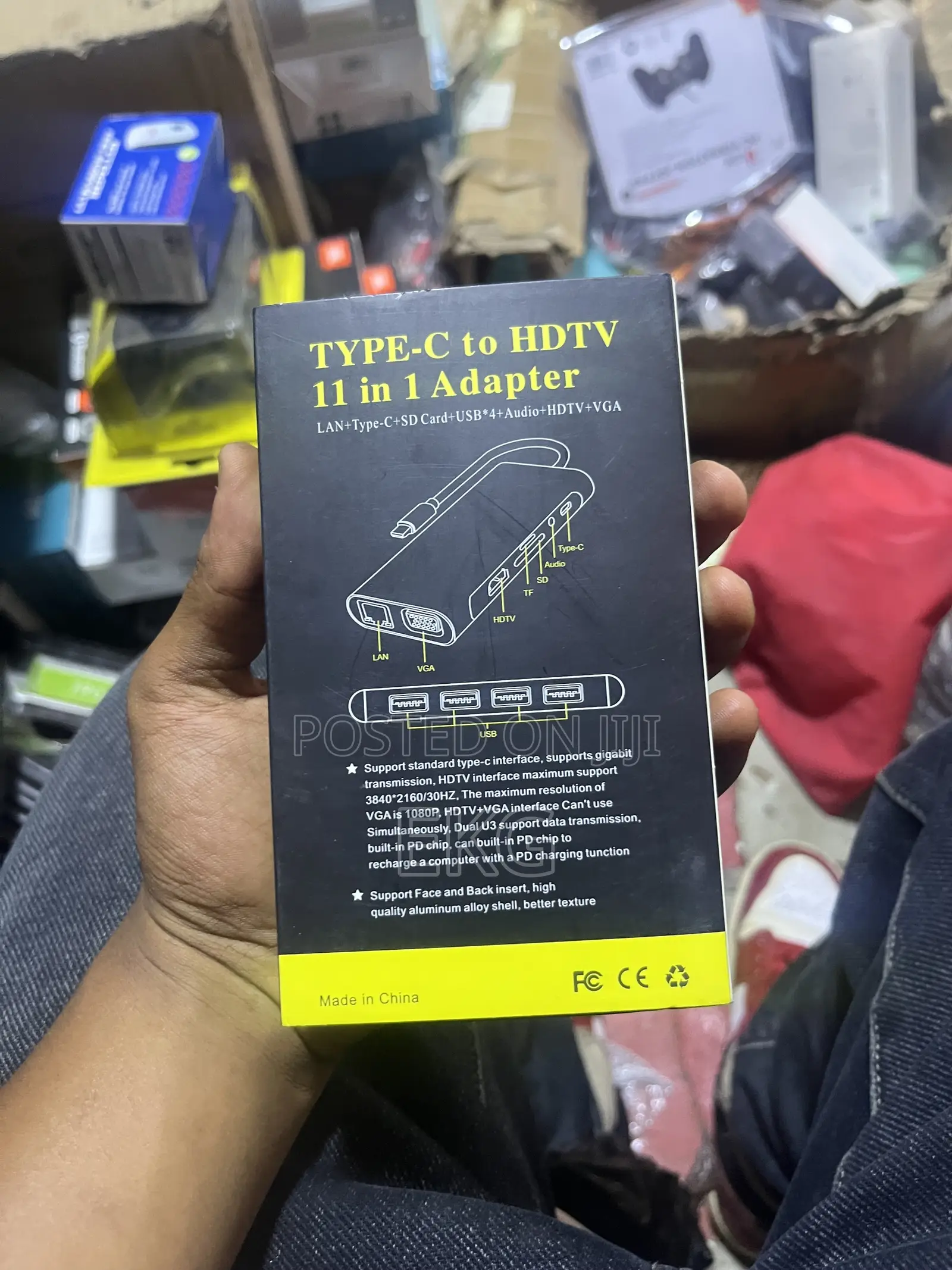 Type-c To Hdtv 11 In 1 Hub