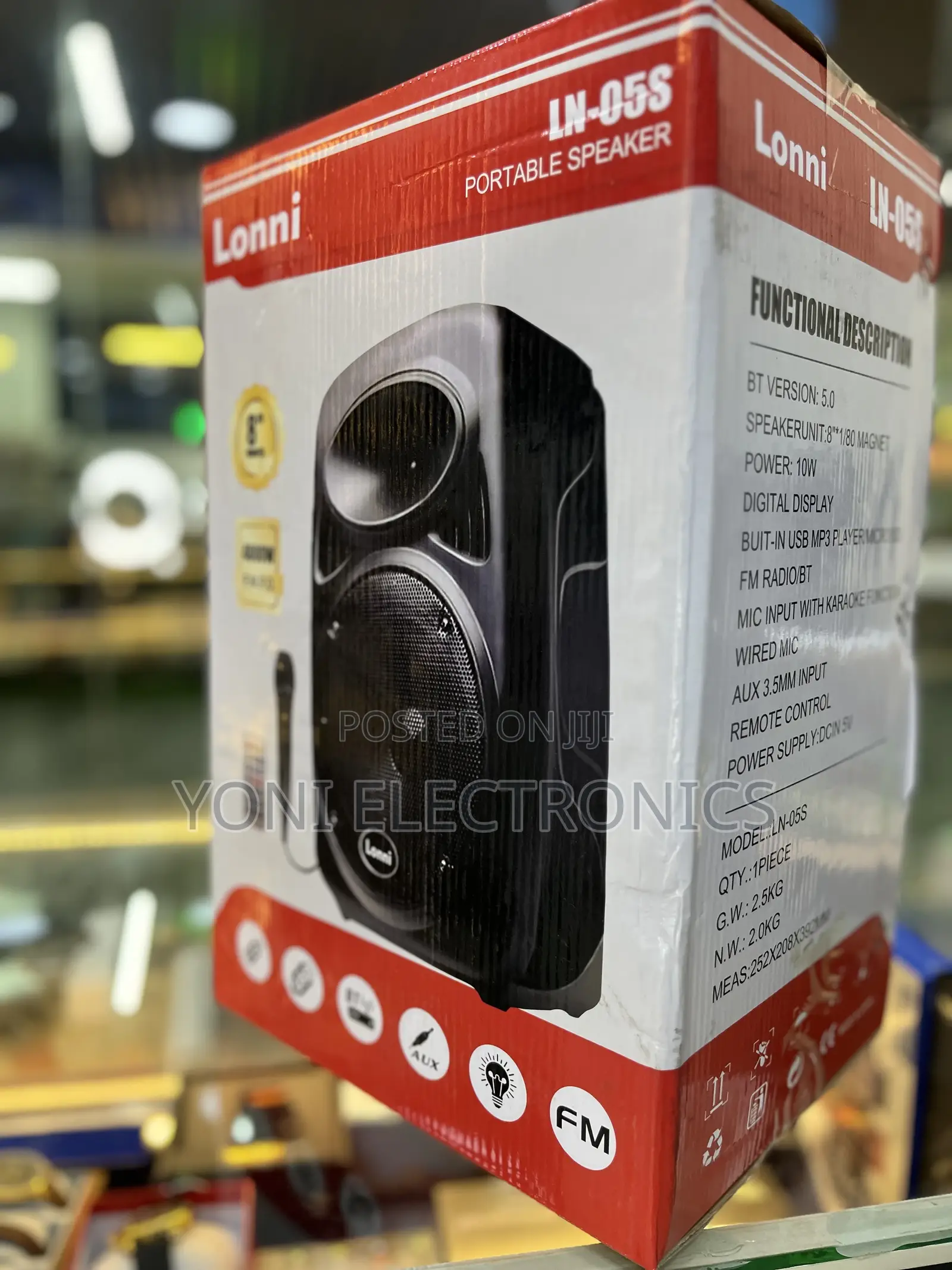 Lonni Ln-05s Portable Speaker Retail Box