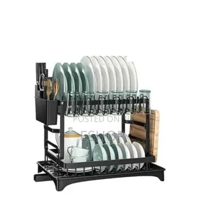 Clean Dry Countertop Solution – 2-Tier Guided Water Tray