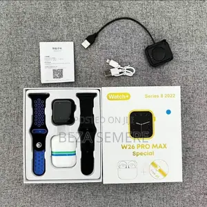 W 26 Pro Max Special Edition Ips Touch Screen 2 in 1 Smart Watch