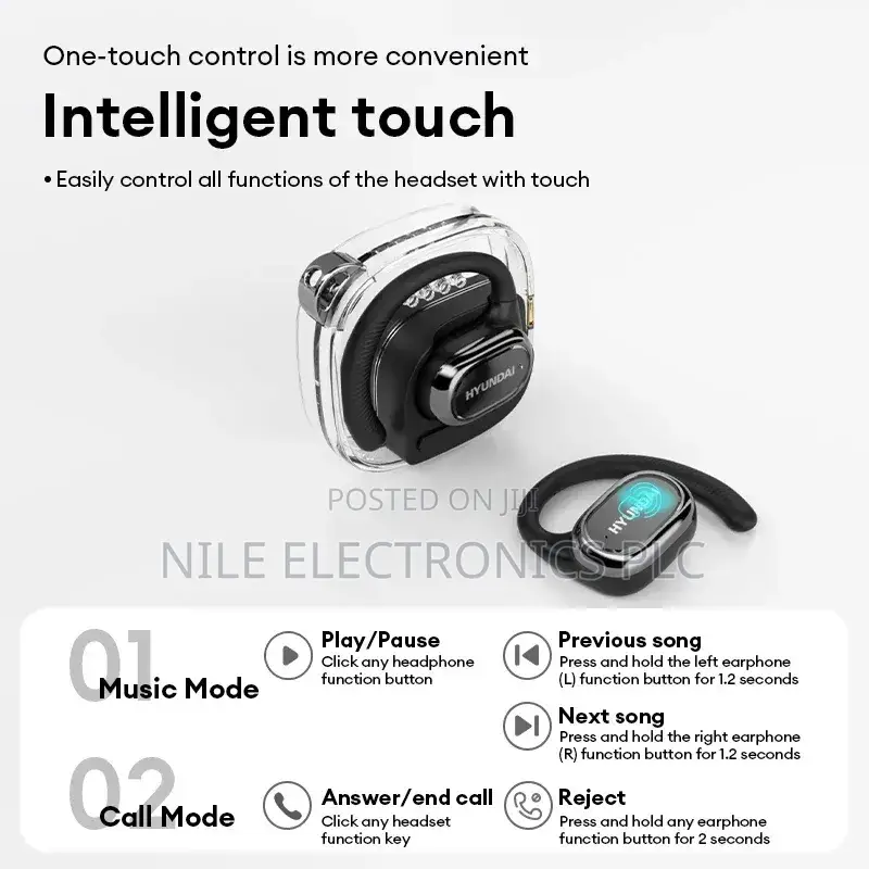Original Hyundai Hy-Y26 True Wireless Earphones Your Perfect Audio