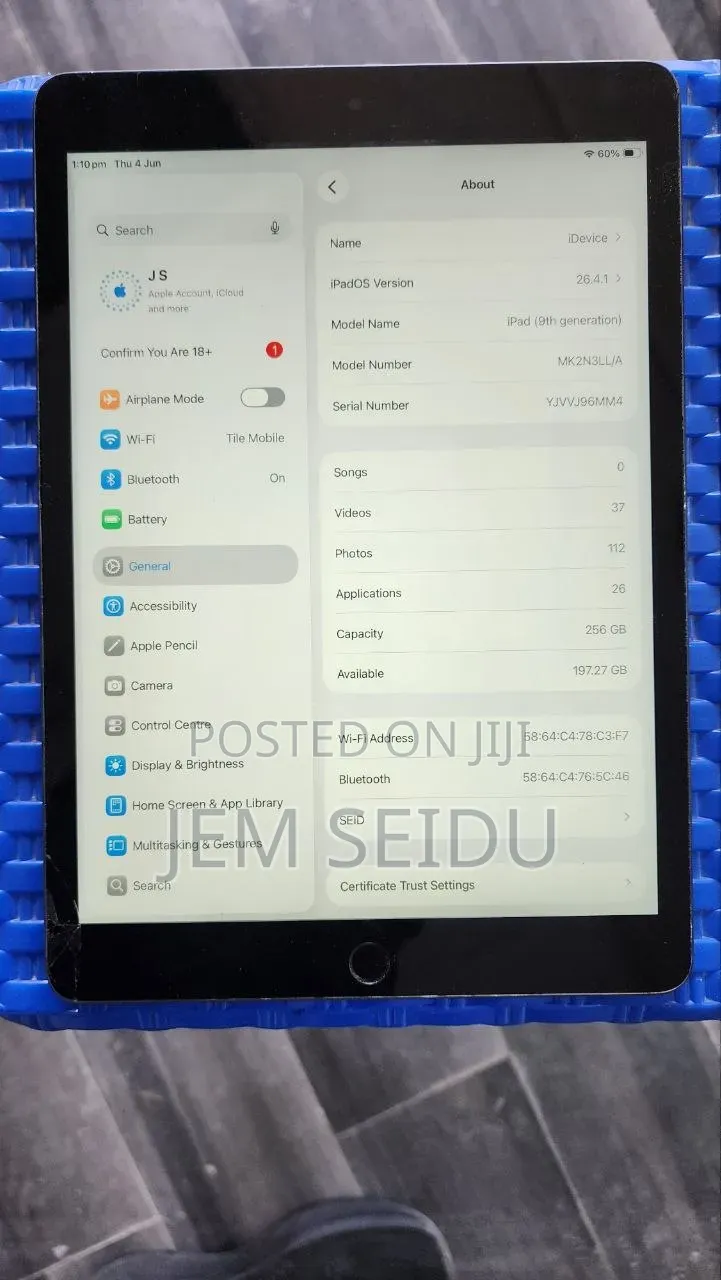 Apple iPad 10.2 (2021) 256 GB Silver
