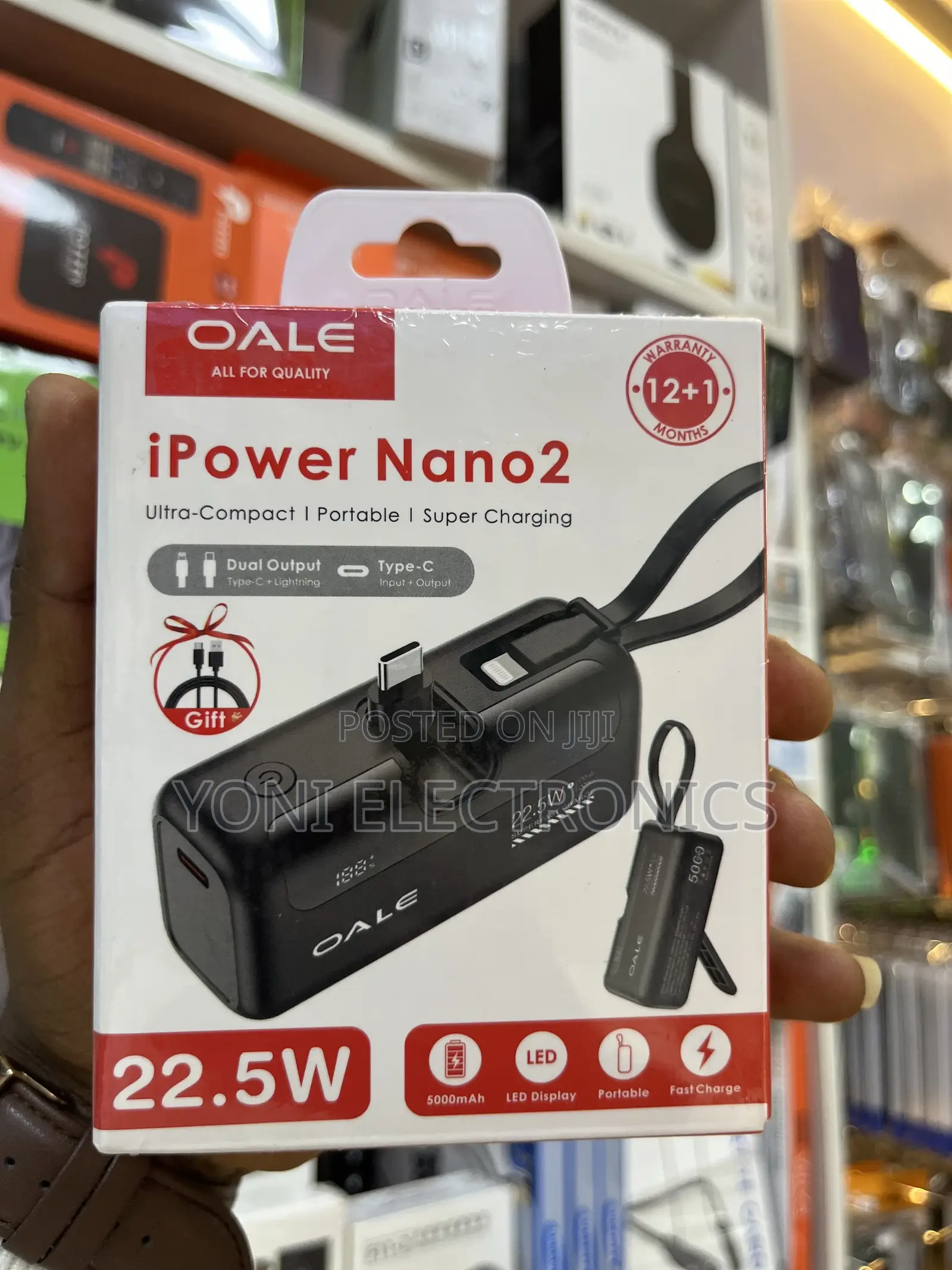 Oale Ipower Nano2 5000mah Ultra-Compact Power Bank – 22.5w Super Fast