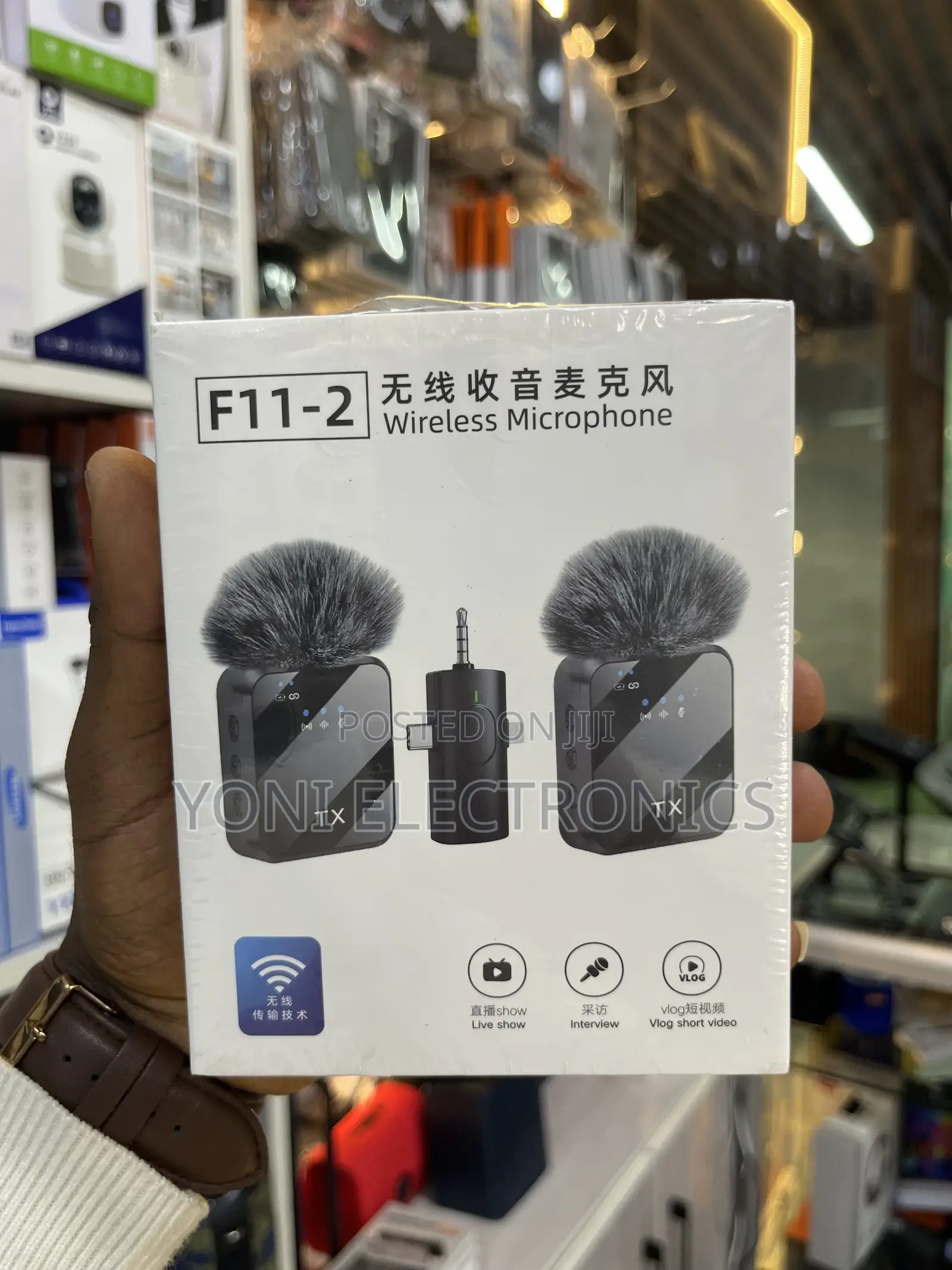 F11-2 Dual Wireless Lavalier Microphone System –