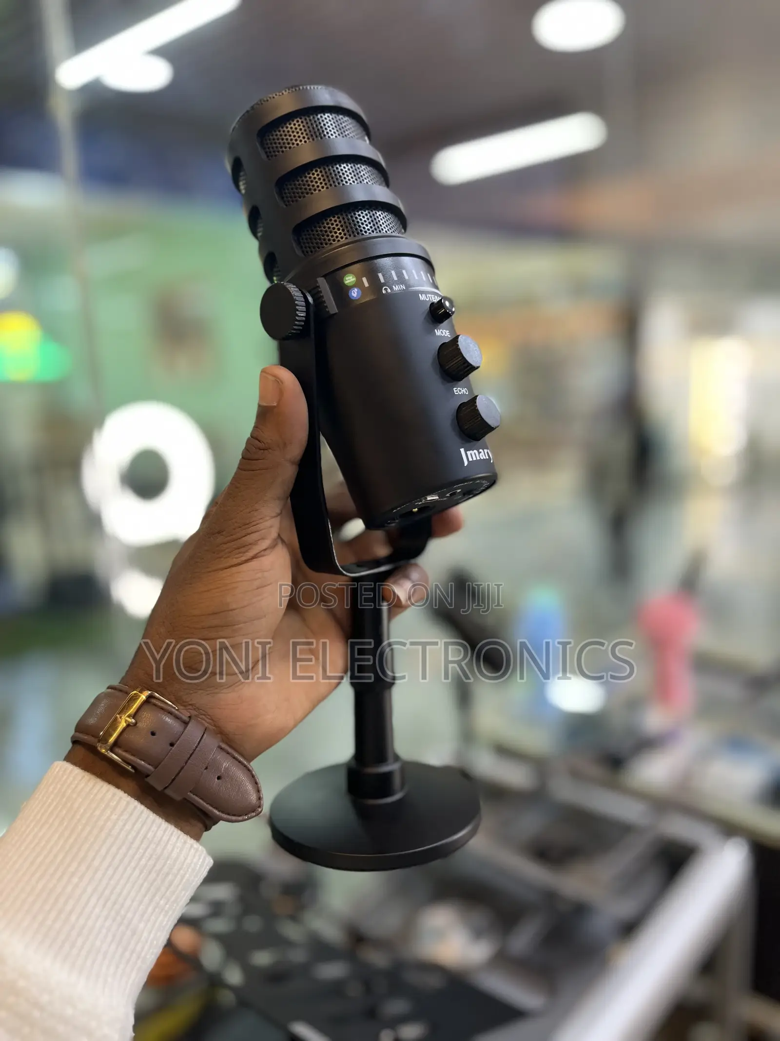 Jmary Professional Desktop Studio Microphone – Usb Condenser Mic