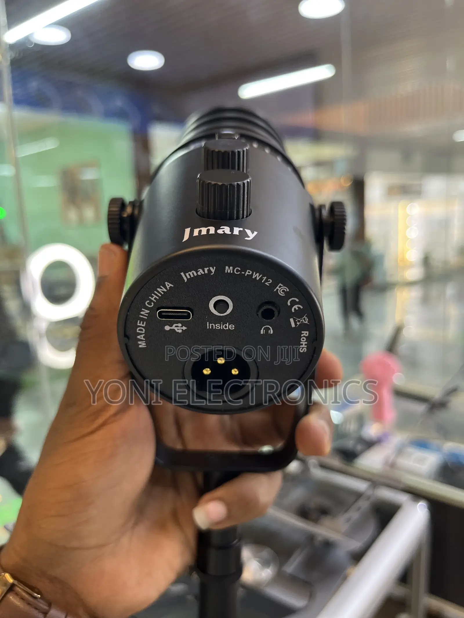 Jmary Professional Desktop Studio Microphone – Usb Condenser Mic