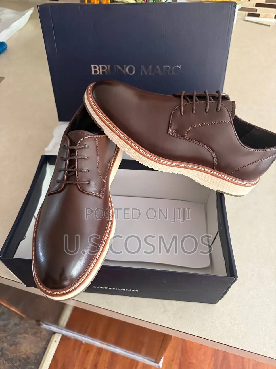 Bruno Marc Men’S Dress Shoes – Brown