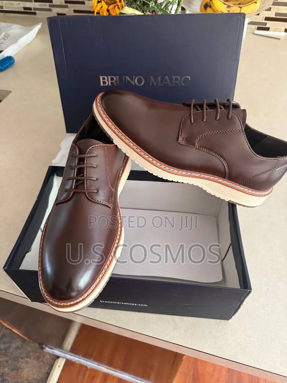Bruno Marc Men’S Dress Shoes – Brown