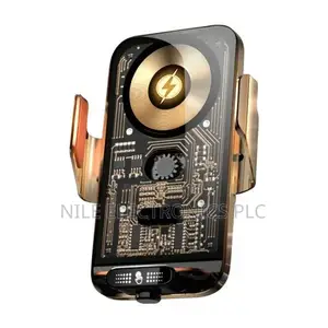 Cyberpunk Transparnt 15w Wireless Fast-Charging Car Phone Mount Holder