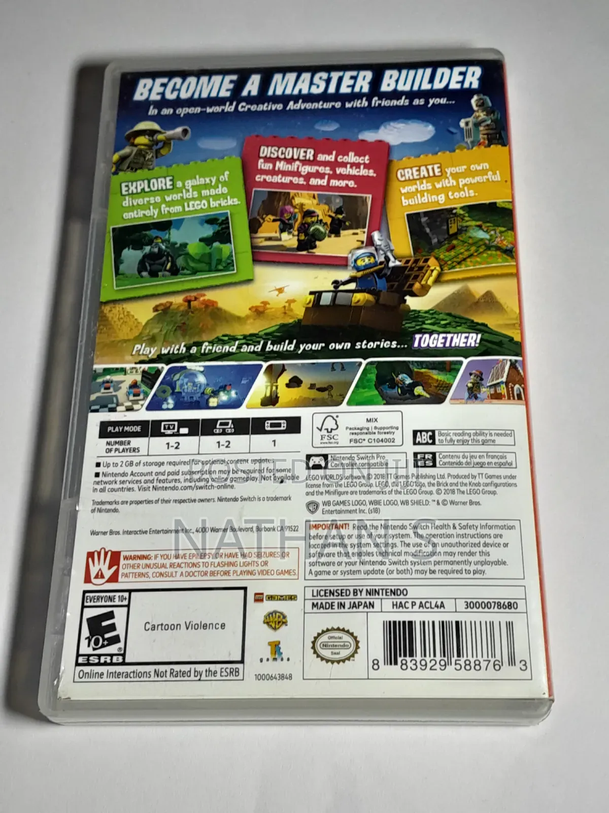 Lego World Game for Nintendo