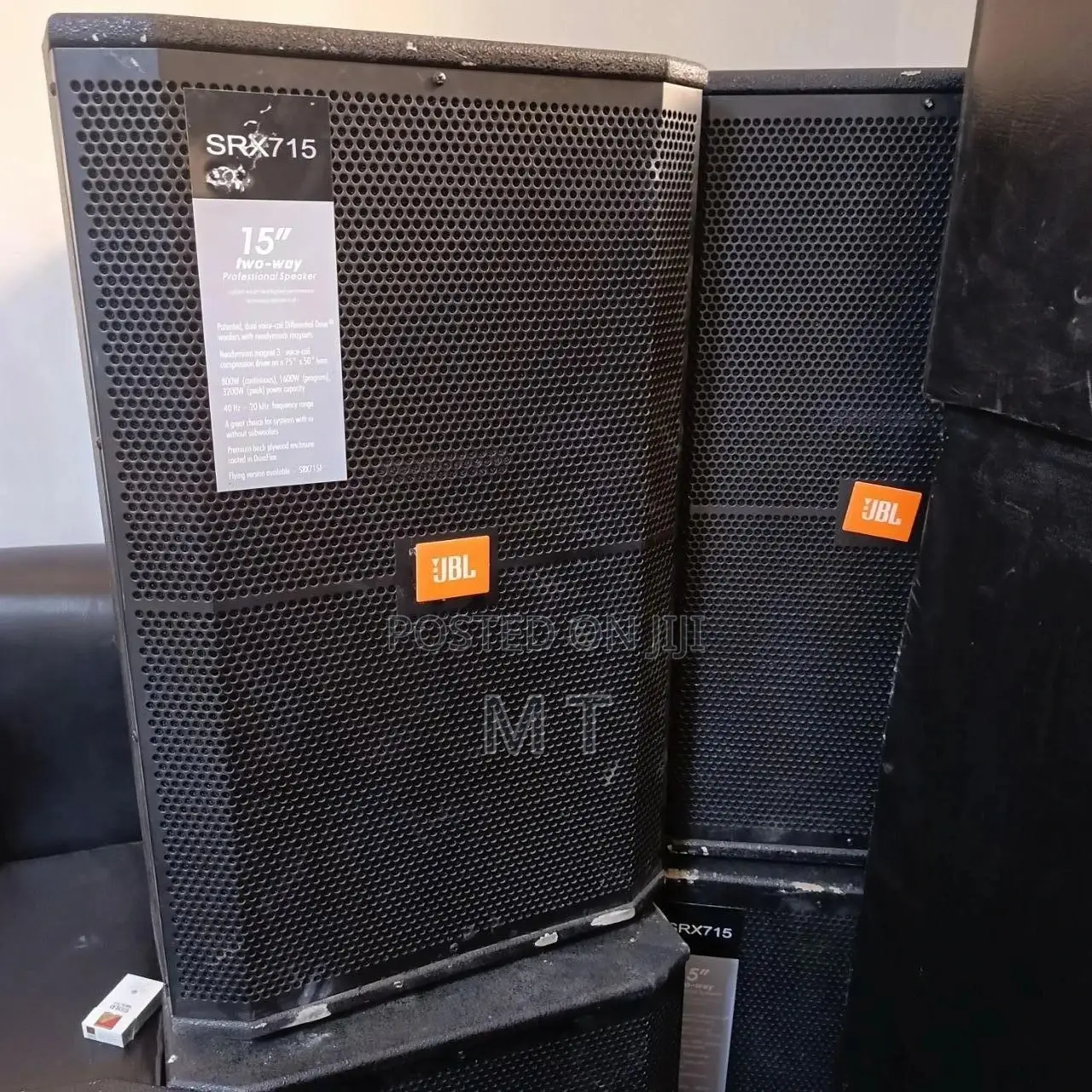 JBL Srx715 15" High-Power Passive Loudspeakers (8 Units Available)