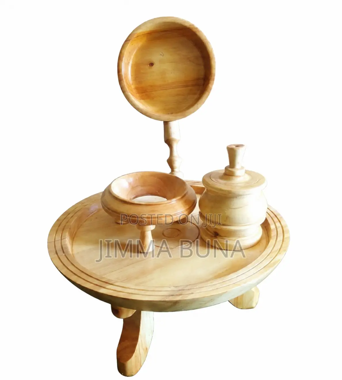 Handcrafted Ethiopian Coffee Ceremony Materials