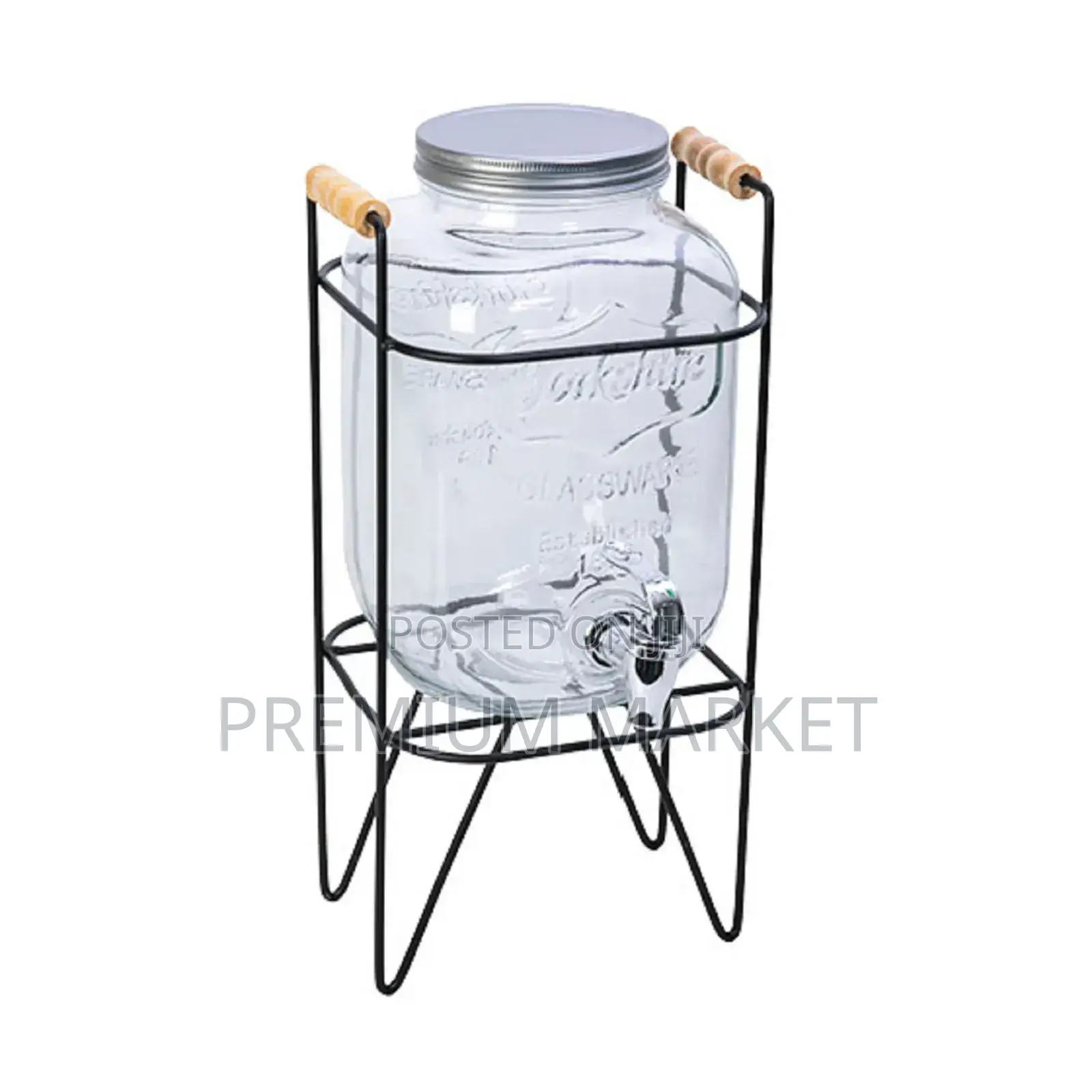 Beverage Dispenser 8-Liter Glass የመጠጥ ማቅረቢያ ጃር