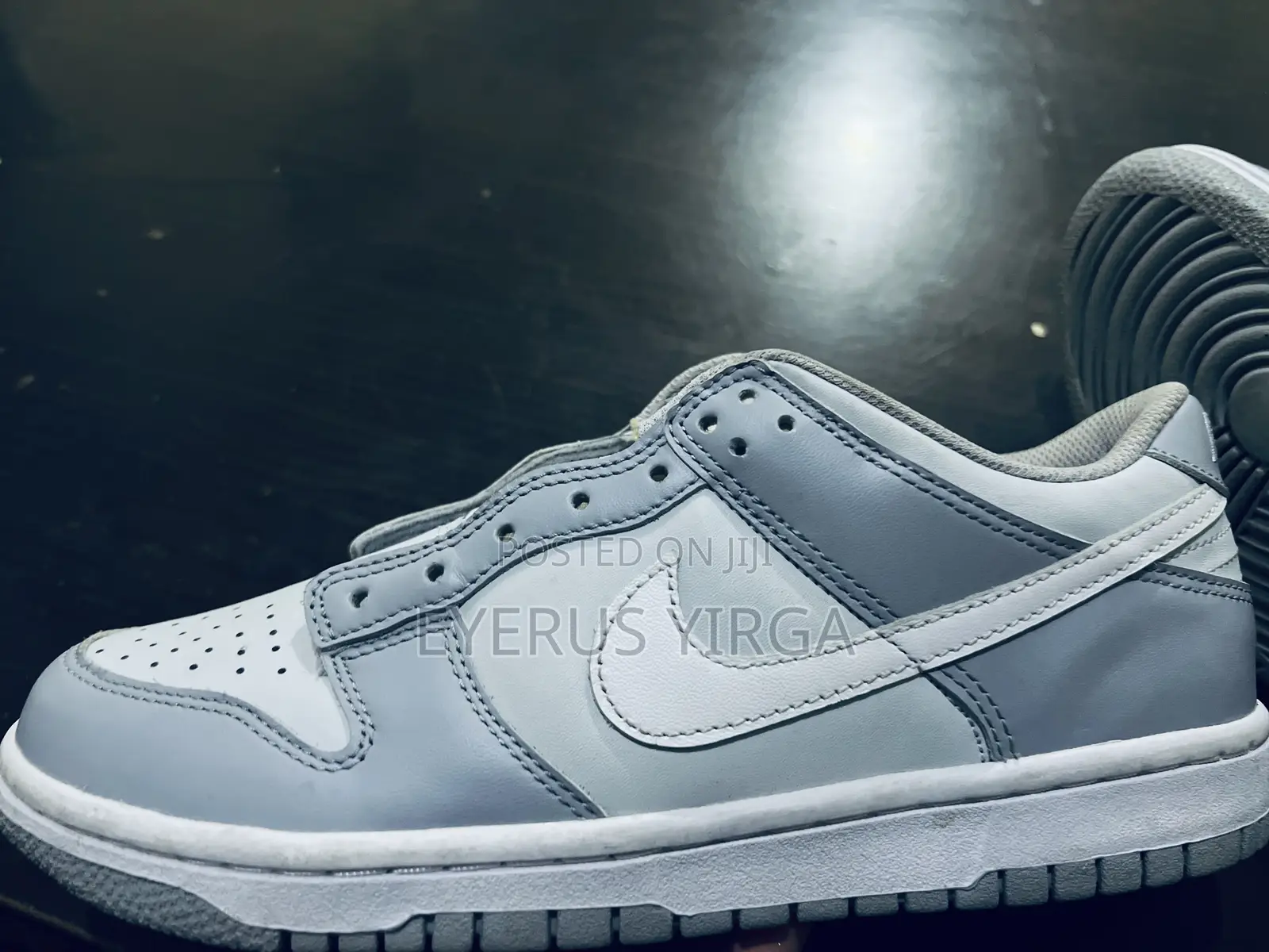 Grey and White
