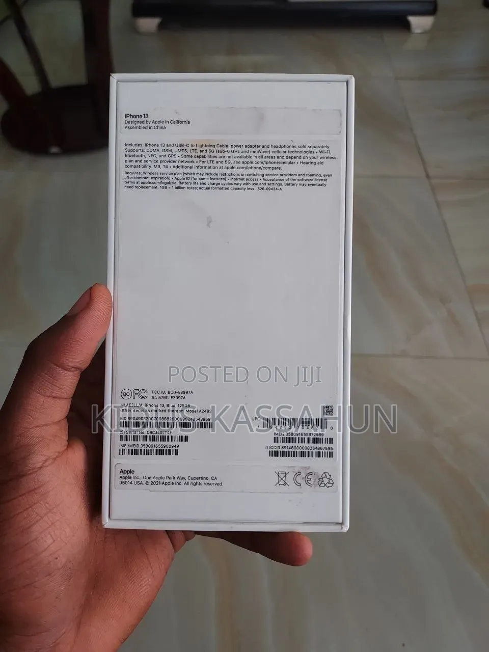 New Apple iPhone 13 128 GB Blue