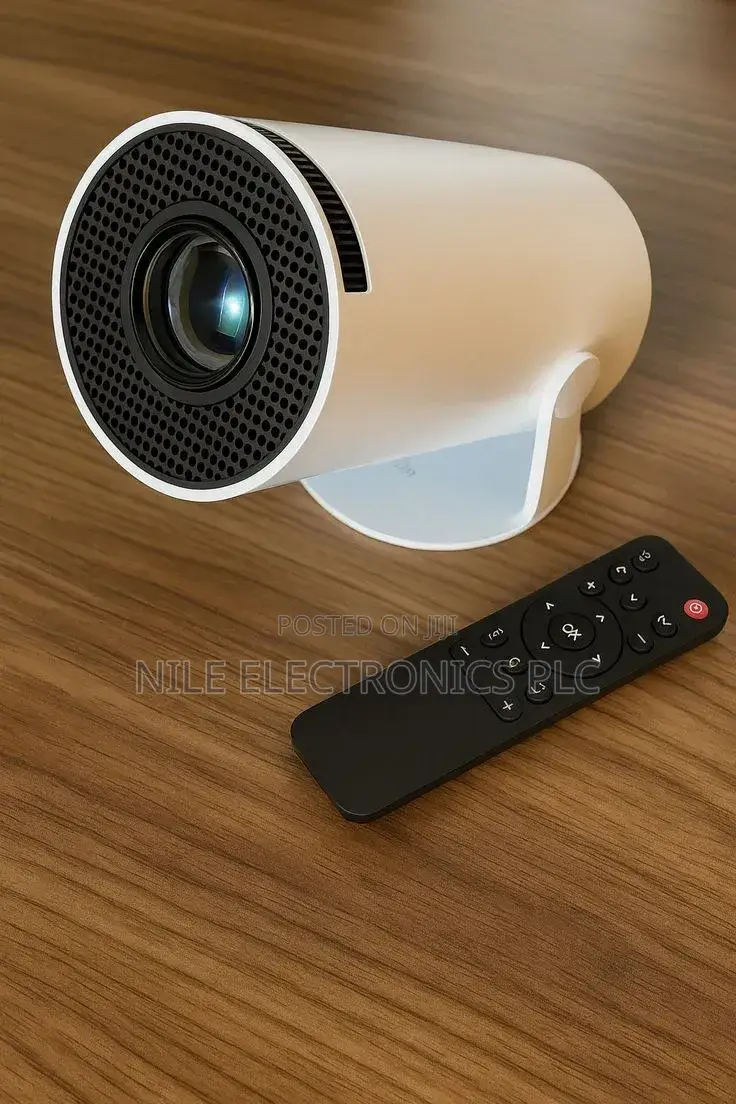 Smart Portable Mini Projector With Cylindrical Spotlights Style