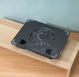 Ergonomic 360° Rotating Laptop Stand With Quiet Cooling Fan
