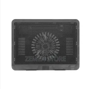 Ergonomic Laptop Cooling Pad Stand With Blue Led Light Fan