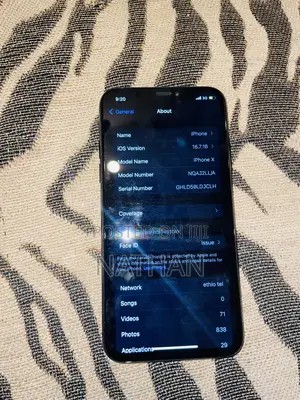 Apple iPhone X 64 GB Black
