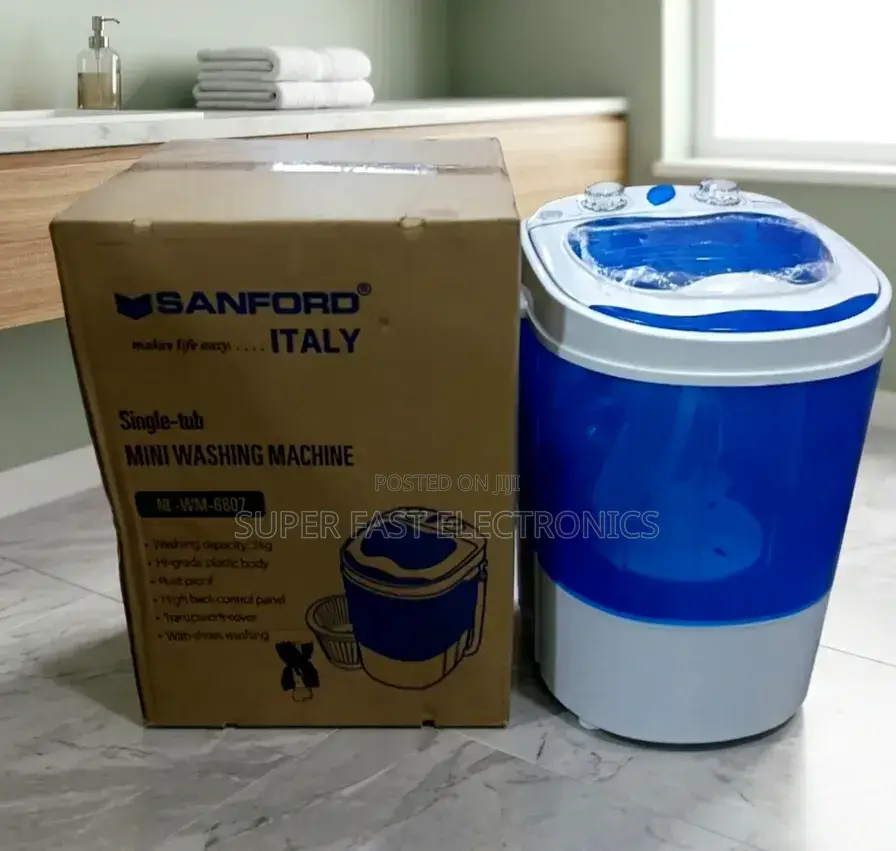 Sanford Mini Washing Machine 3kg Italy Original Washing