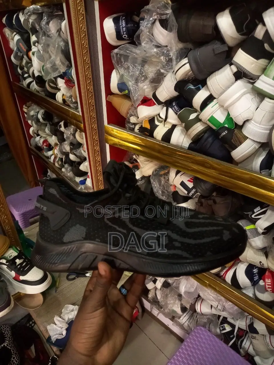 Grey Camouflage Sneakers for Man's