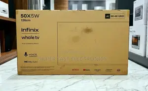 Infinix 50 Inch Tv Uhd Ai Smart Tv Powered by Whale 50x5w Tv