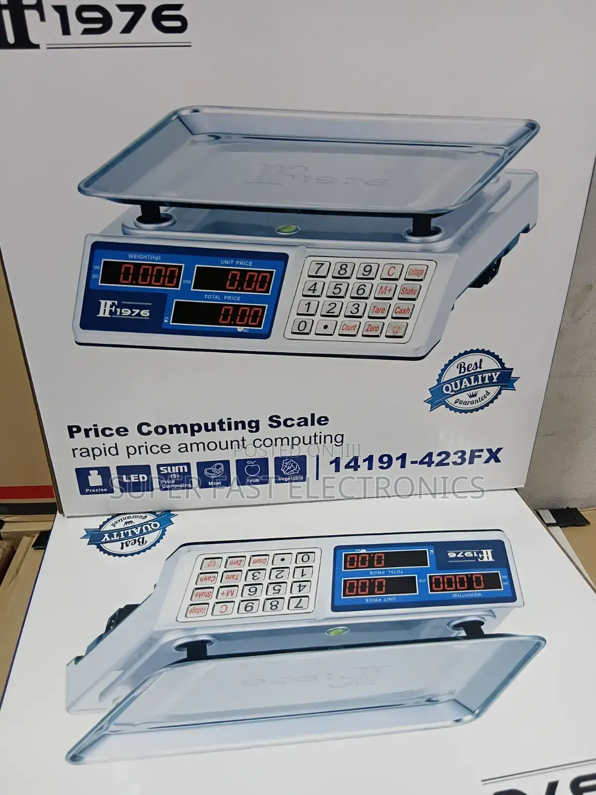 F1976 Digital Mizan Rapid Commercial Weighing Scale Computing Scale