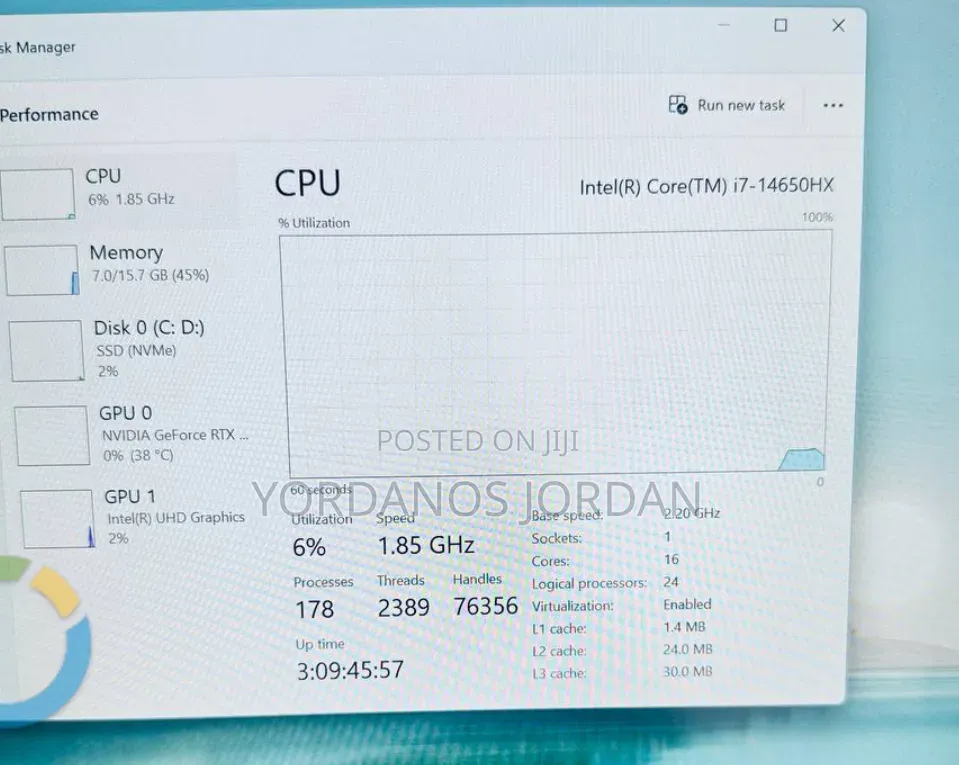New Laptop HP Victus 16 16GB Intel Core i7 SSD 1T
