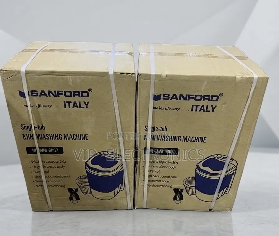 Sanford Mini Washing Machine 3kg Portable Compact Laundry Washer
