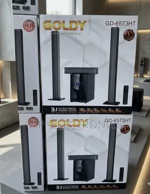 Goldy Multimedia Speaker System 3.1 Channel Model: Gd-6573ht