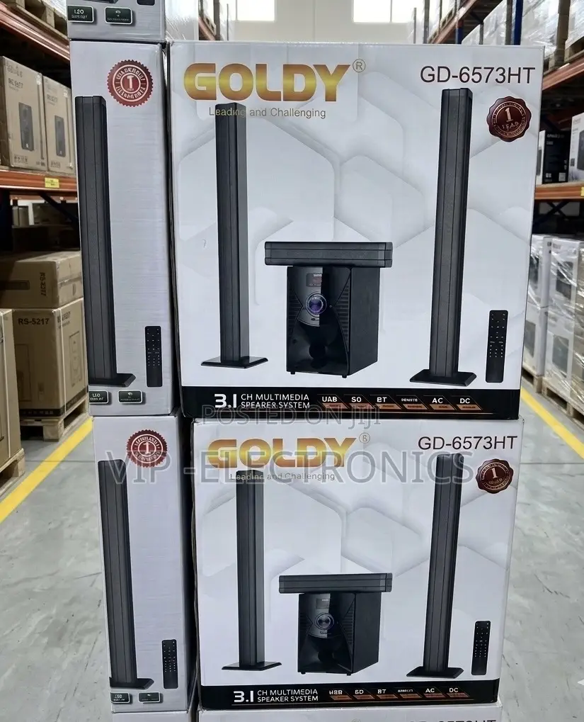 Goldy Multimedia Speaker System 3.1 Channel Model: Gd-6573ht