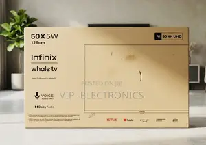 Infinix 50 Inch Tv Uhd Smart Tv (50x5w Infinix Whale Original Tv