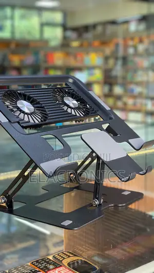Laptop Stand (Cooling Pad) Dual Fan Metal Adjustable