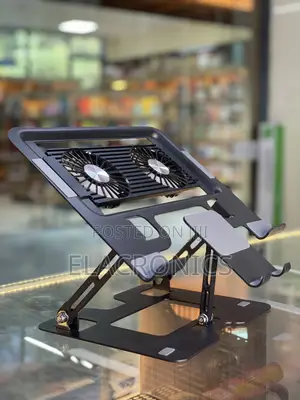 Laptop Stand (Cooling Pad) Dual Fan Metal Adjustable