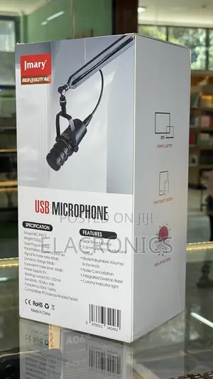 Condenser Mic (Podcast Microphone) Jmary Mc-Pw12