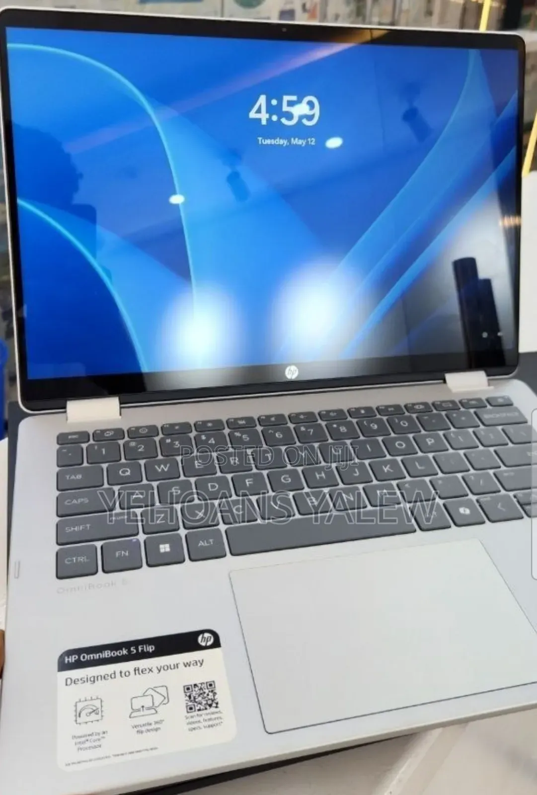 New Laptop HP OmniBook 5 Flip 14-fp0023dx 16GB Intel Core 7 SSD 512GB