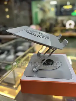 Ergonomic Aluminum Laptop Cooling Stand With Built-in Fan
