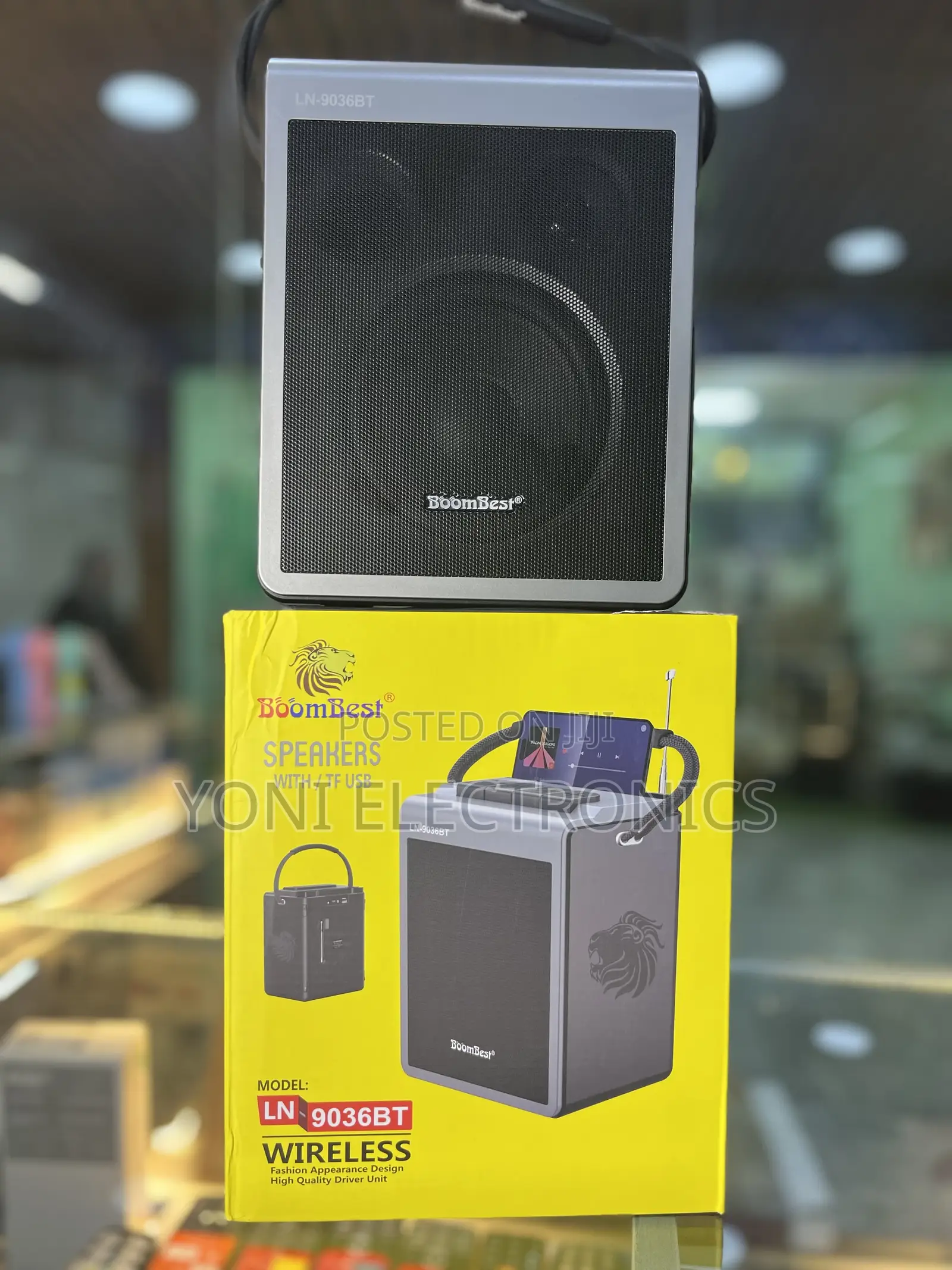 Boombest Ln-9036bt Wireless Portable Speaker With Tf/Usb Supp